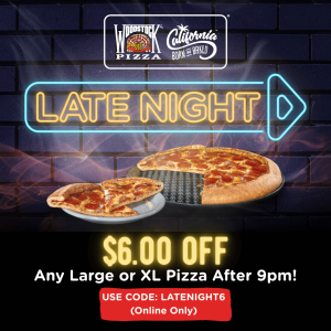 Late Night Pizza Deal San Luis Obispo